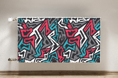 Magnetic radiator mat Graffiti