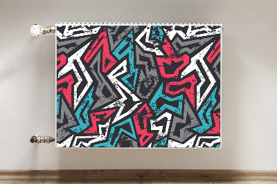 Magnetic radiator mat Graffiti