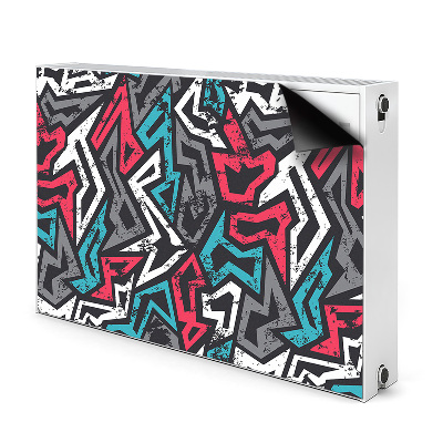 Magnetic radiator mat Graffiti