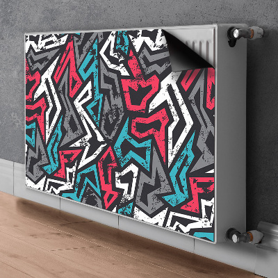 Magnetic radiator mat Graffiti