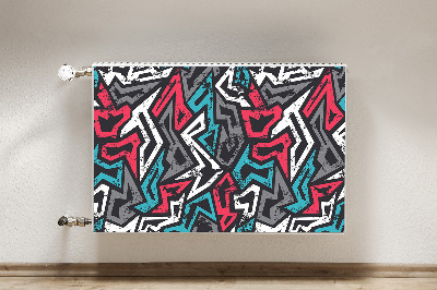 Magnetic radiator mat Graffiti