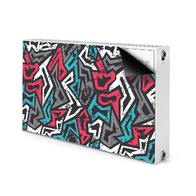 Magnetic radiator mat Graffiti