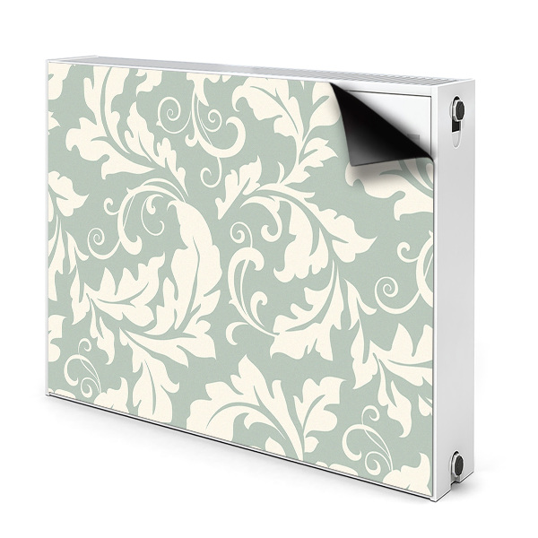 Decorative radiator cover Retro wallpaper