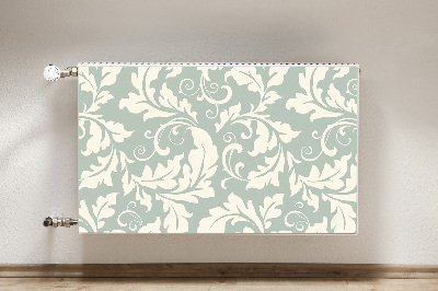 Decorative radiator cover Retro wallpaper