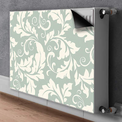 Decorative radiator cover Retro wallpaper