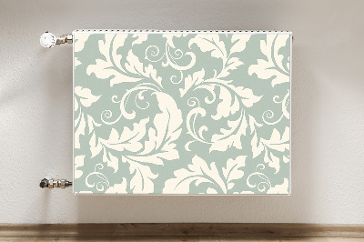 Decorative radiator cover Retro wallpaper