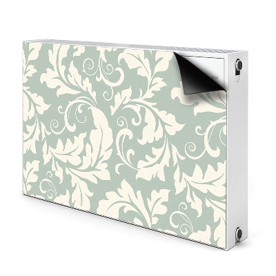 Decorative radiator cover Retro wallpaper