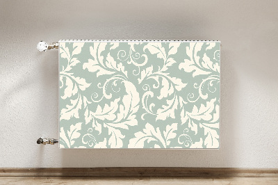 Decorative radiator cover Retro wallpaper