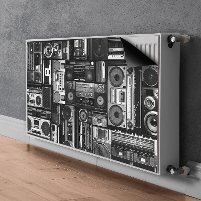 Decorative radiator mat Old School Boombox