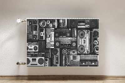 Decorative radiator mat Old School Boombox