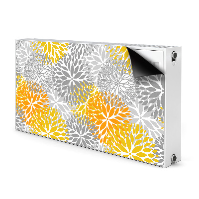 Radiator cover Chrysanthemums