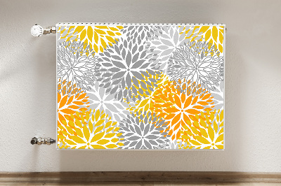 Radiator cover Chrysanthemums