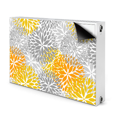 Radiator cover Chrysanthemums