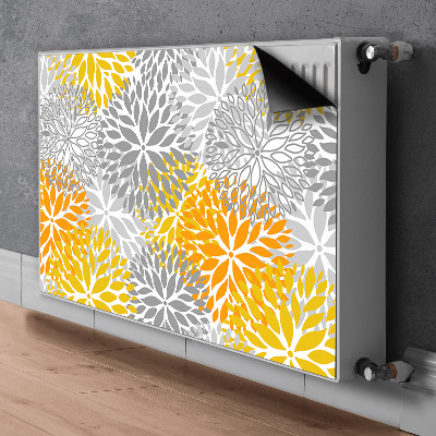 Radiator cover Chrysanthemums