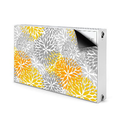 Radiator cover Chrysanthemums