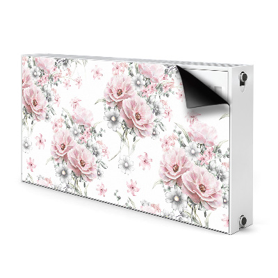 Printed radiator mat Flowers