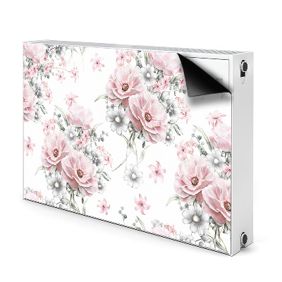 Printed radiator mat Flowers