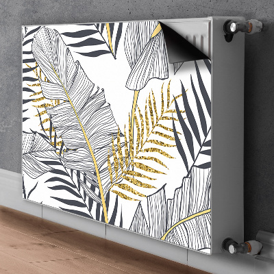 Magnetic radiator cover Palm leaves