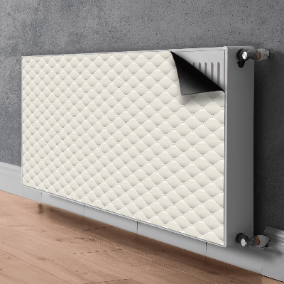 Decorative radiator mat Quilted pattern