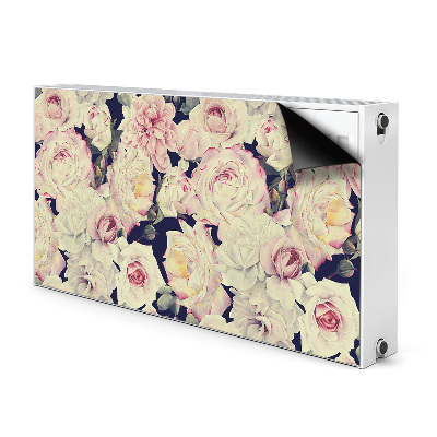 Radiator cover White roses