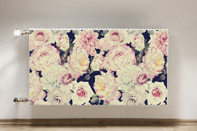 Radiator cover White roses