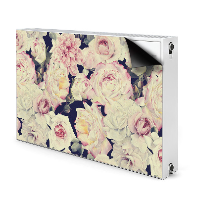 Radiator cover White roses