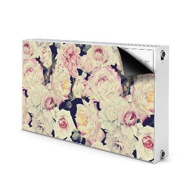 Radiator cover White roses