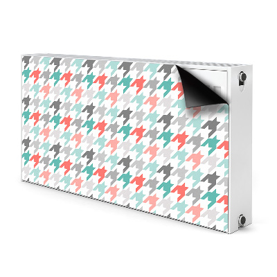 Decorative radiator cover Colorful pipette