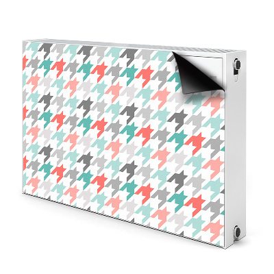 Decorative radiator cover Colorful pipette