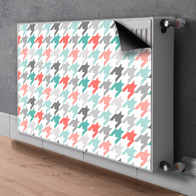 Decorative radiator cover Colorful pipette