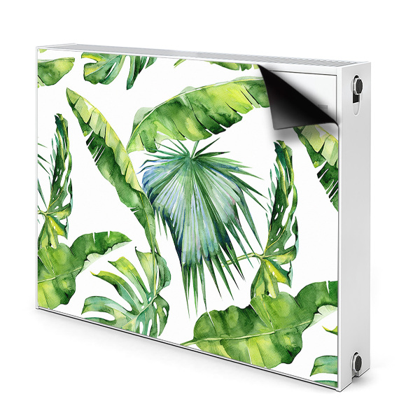 Printed radiator mat Jungle leaves