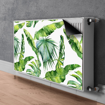 Printed radiator mat Jungle leaves