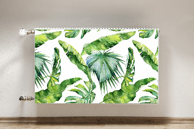 Printed radiator mat Jungle leaves