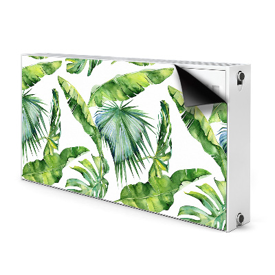 Printed radiator mat Jungle leaves