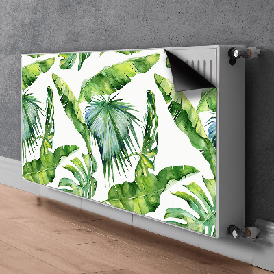 Printed radiator mat Jungle leaves