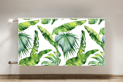 Printed radiator mat Jungle leaves