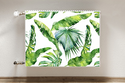 Printed radiator mat Jungle leaves