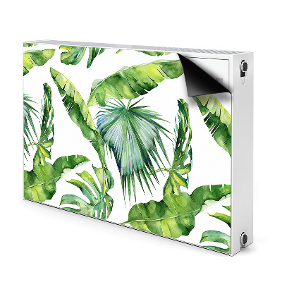 Printed radiator mat Jungle leaves