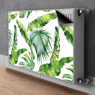 Printed radiator mat Jungle leaves