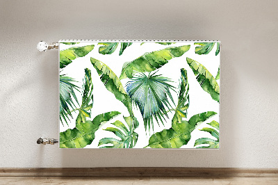 Printed radiator mat Jungle leaves