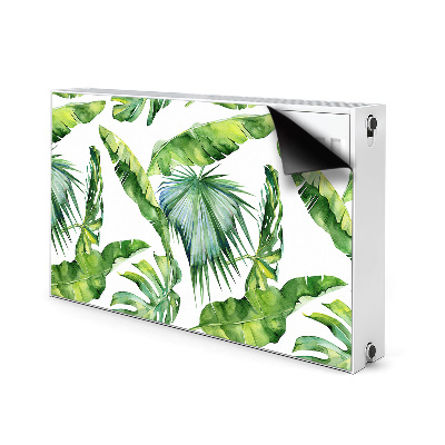 Printed radiator mat Jungle leaves