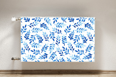 Magnetic radiator cover Blue watercolor