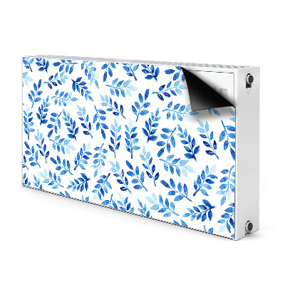 Magnetic radiator cover Blue watercolor