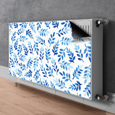 Magnetic radiator cover Blue watercolor