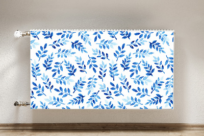 Magnetic radiator cover Blue watercolor