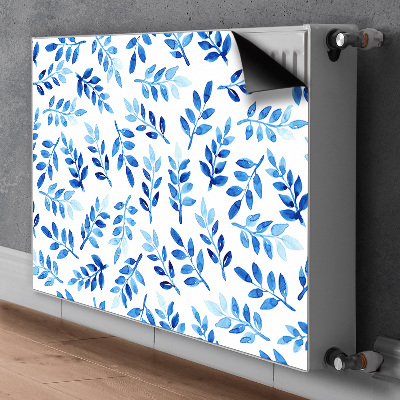 Magnetic radiator cover Blue watercolor