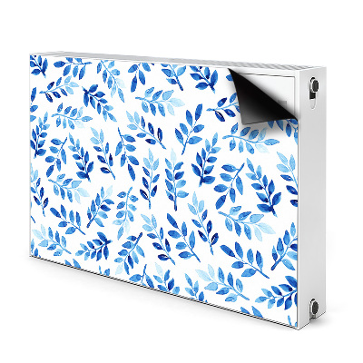 Magnetic radiator cover Blue watercolor