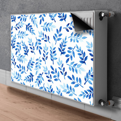 Magnetic radiator cover Blue watercolor