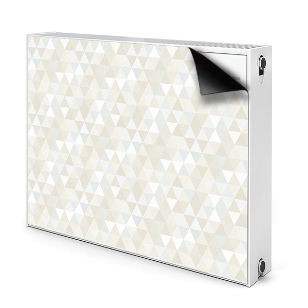 Magnetic radiator mat Triangle pattern