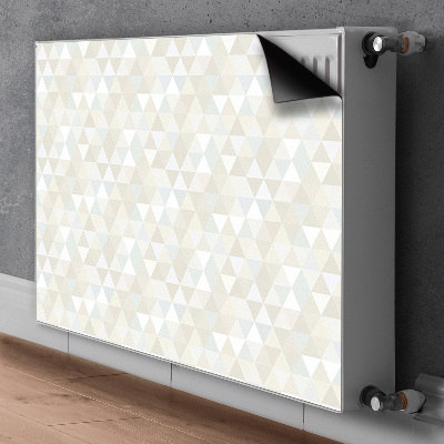 Magnetic radiator mat Triangle pattern